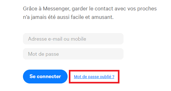 Η τεχνική του ξεχασμένου κωδικού πρόσβασης για να παραβιάσετε έναν λογαριασμό Messenger